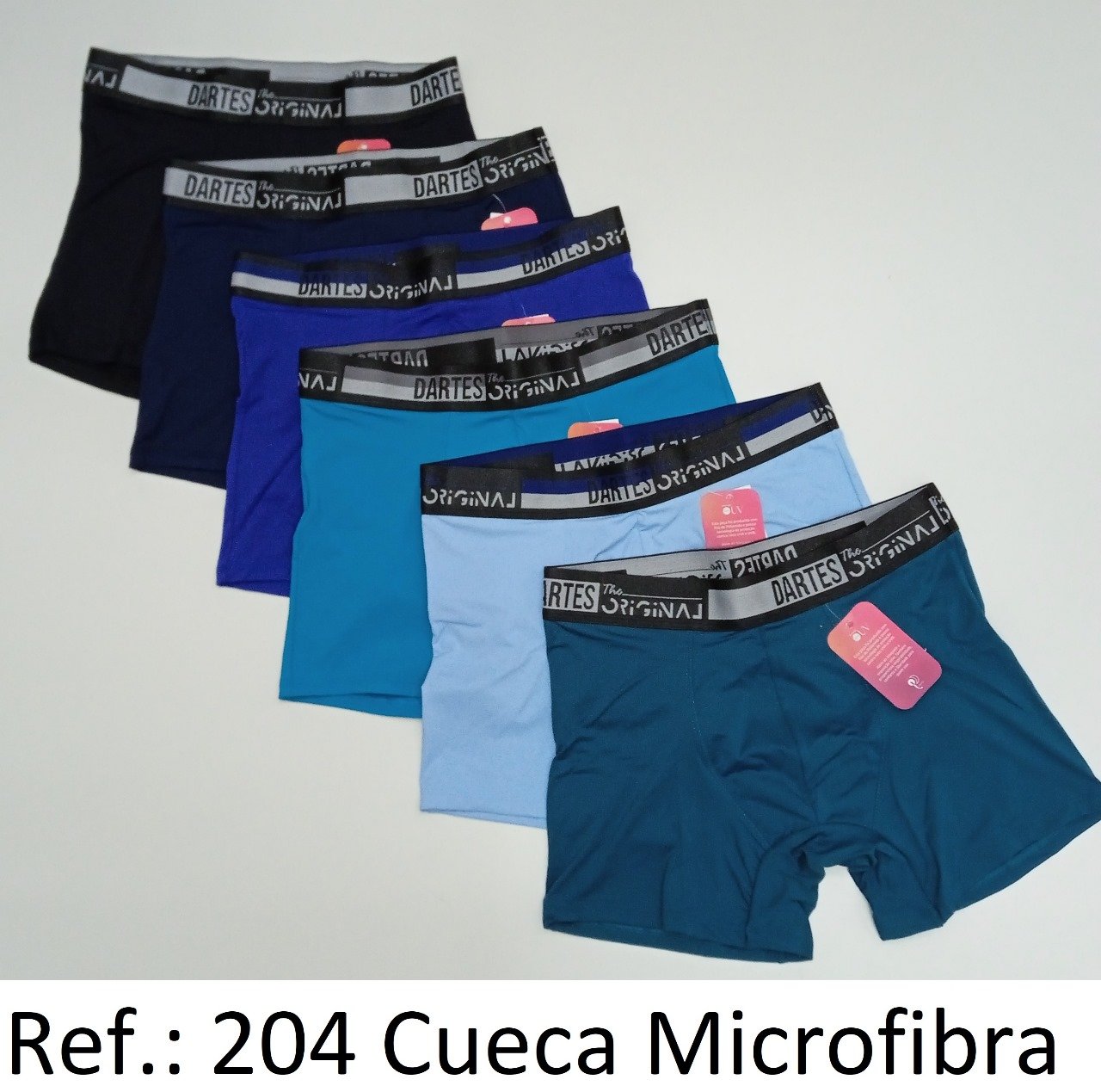 Cueca Boxer Microfibra Com Elástico 
